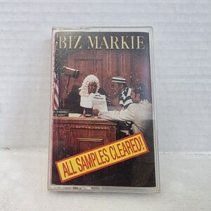 Biz Markie All Samples Cleared cassette tape  *1993 *Cold Chillin'